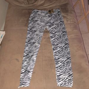 Women’s zebra leggings